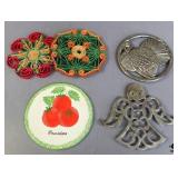 Trivets including Gorham Silver Plate