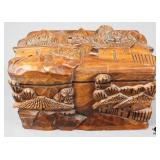 Carved Wood Box