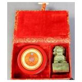 Carved Soapstone Stamp  - Ashley