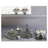 Costume Jewelry - Clip-on Earrings, Brooches