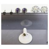 Costume Jewelry - Clip-on Earrings, Ring