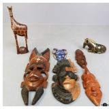 Wood Masks, Figurines