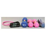 Cap Daily Burn Hand Weights/Resistance Band