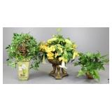 Artificial Arrangements w/Decorative Containers
