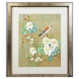 Framed Tempura Painting on Cork