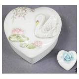 Ceramic Trinket Box/Brooch