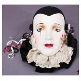 Hand Painted Ceramic Drama Head Wall Hanging