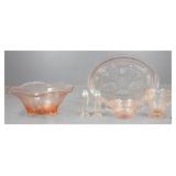 Pink Depression Glass Dishes