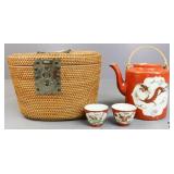 Tea Set w/ Basket