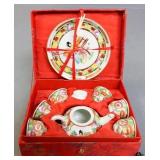 Miniature Tea Set in Decorative Box