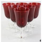 Cranberry Stemware