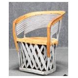 Leather & Wood Chair