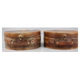 Pair of Decorative Round Boxes