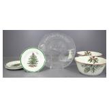 Spode "Christmas Tree" Plates+