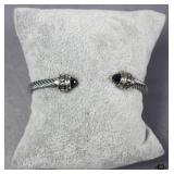 Silver Tone Cuff Bracelet