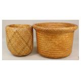 Woven Baskets / 2 pc