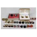 Kenneth Cole, J J Weston+ Cuff Links / 14 pr