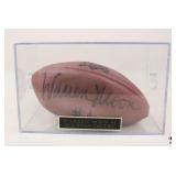 Warren Moon Autographed Football In Case