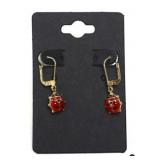 14k Ladybug Earrings - Italy