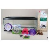 Small Animal Glass Aquarium w/Accessories