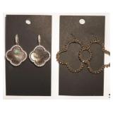 Earrings / 2 pr