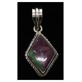 Sterling Zoisite Pendant