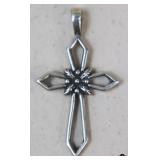 Sterling Cross Pendant
