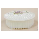 Fenton Iridescent Trinket Box