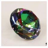 Colored Glass Paperweight
