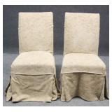 2 Piece Dining Chairs w/Covers
