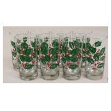 Indiana Glass Holiday Glassware / 8 pc
