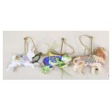 Lenox Carousel Animal Ornaments / 3 pc
