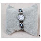 Ladies Watch w/Sterling & Turquoise Accents