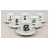 Hummel Goebel Cup & Saucer Sets / 12 pc