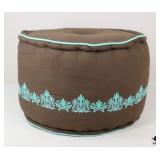Surya Fabric Pouf Ottoman