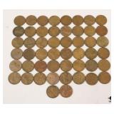 Wheat Pennies / 50 pc