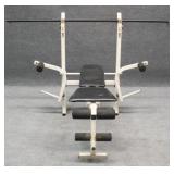 Weight Bench w/Barbell