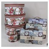Decorative Storage Boxes / 8 pc