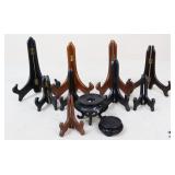 Wood Easels & Stands / 11 pc