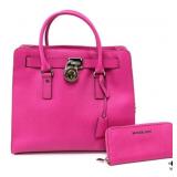 Michael Kors Hamilton Satchel Purse w/Wallet