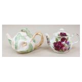 Porcelain Teapots: Fitz & Floyd, Sadler / 2 pc
