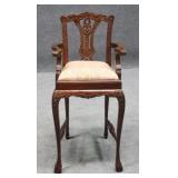 Carved Wood Chair