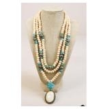 Multi Strand Statement Necklace