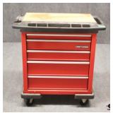 Rolling Craftsman Workbench/Tool Chest w/Tools