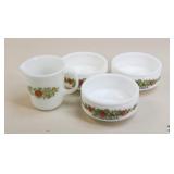 Pyrex  'Spice of Life' Dishware / 4 Pc