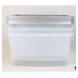 Sterlite 76 Qt Modular Stackers / 3 Pc