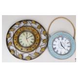 Metal Wall Clocks / 2 Pc