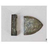 Montana Sterling Silver Belt Pieces / 2 pc