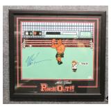 'Mike Tyson's Punch Out' Signed Video Game Print