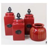American Atelier Canisters + / 4 Pc